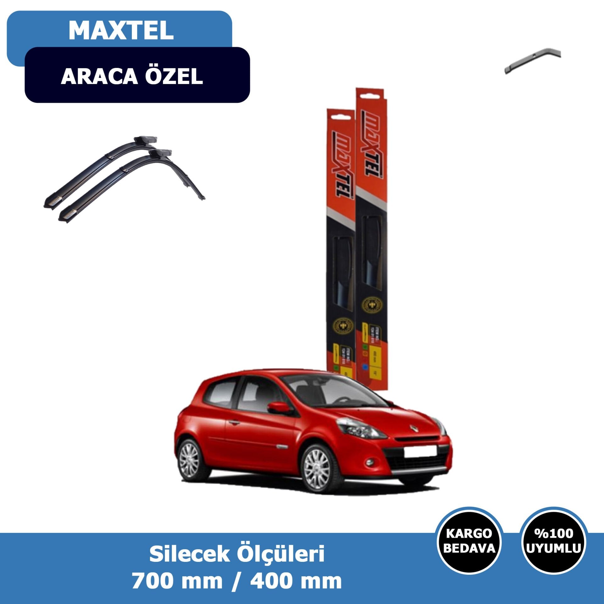 Renault Clio III Ön Silecek Süpürgesi (2006-2011)Maxtel
