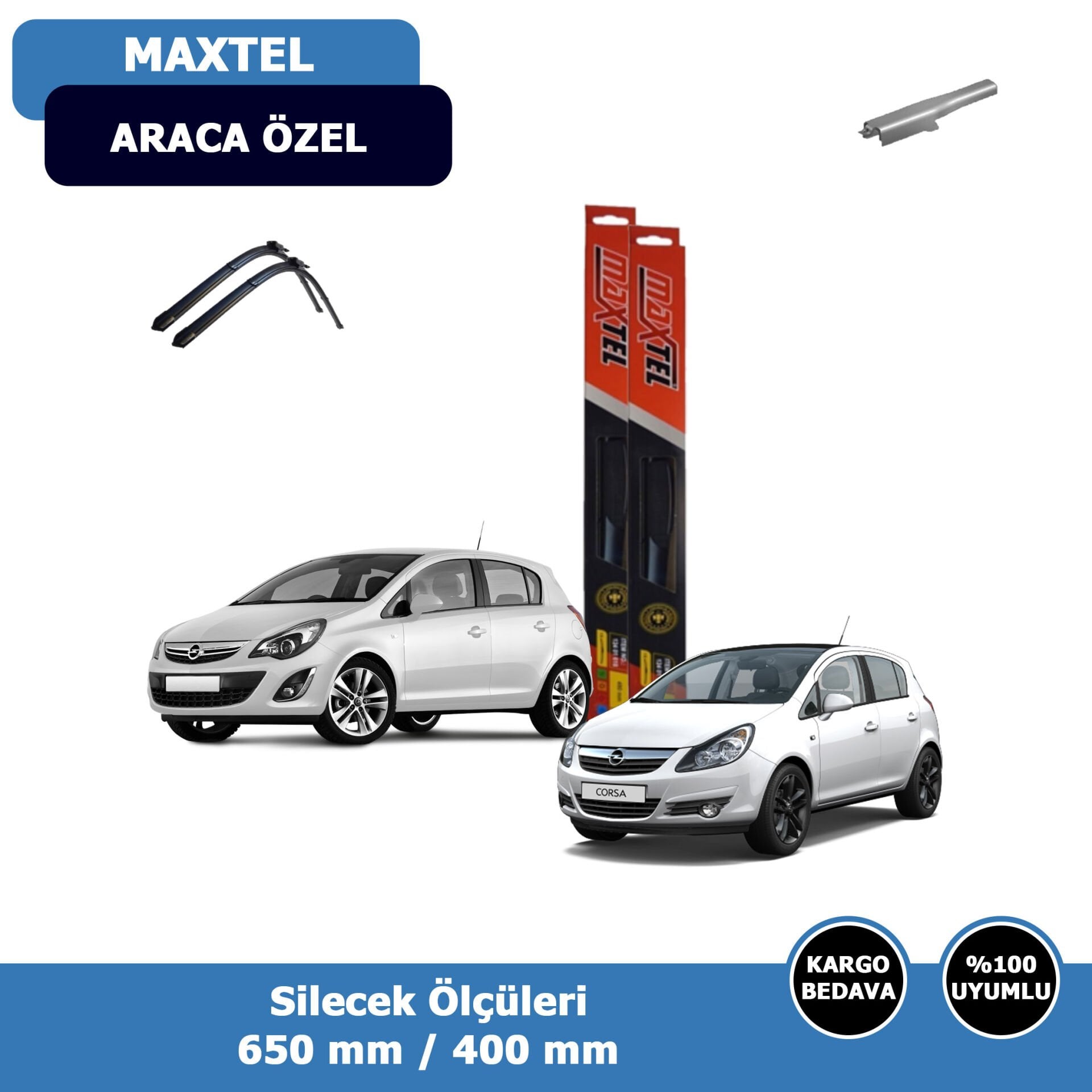 Opel Corsa D Ön Silecek Süpürgesi (2006-2014)Maxtel