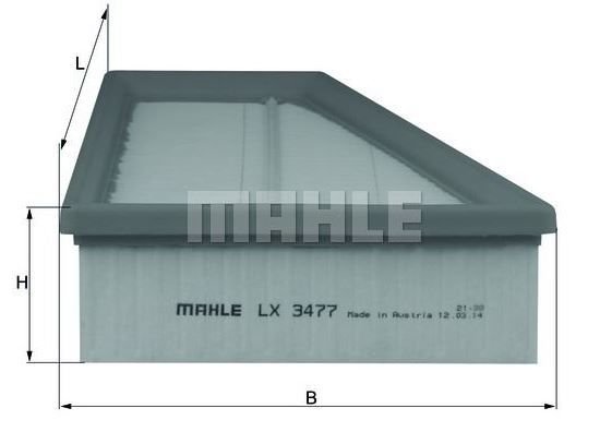 Mercedes A200 W176 1.6 Hava Filtresi 2012-2020 (115KW-156HP)Mahle