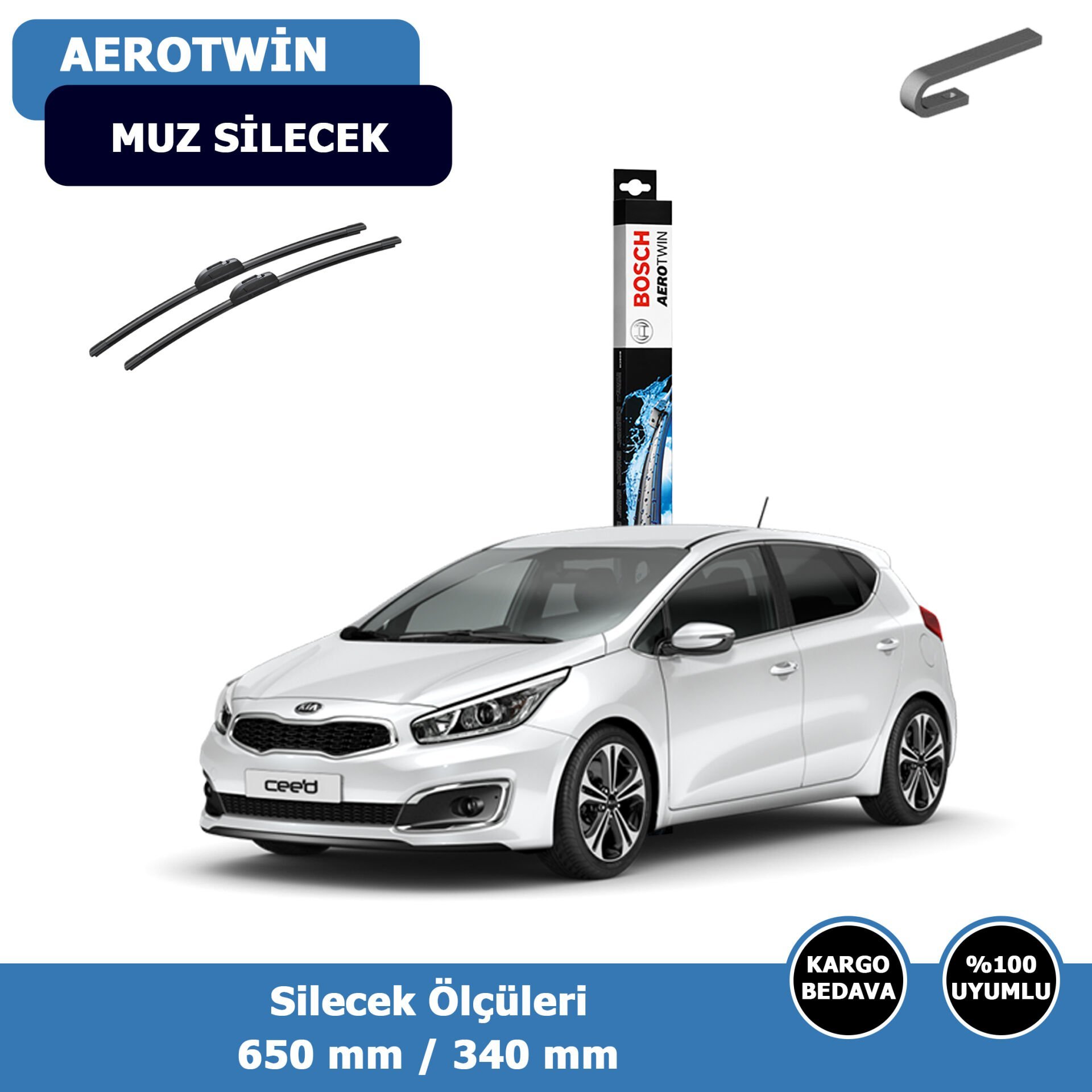 Kia Ceed Ön Silecek Süpürgesi (2012-2020)Bosch
