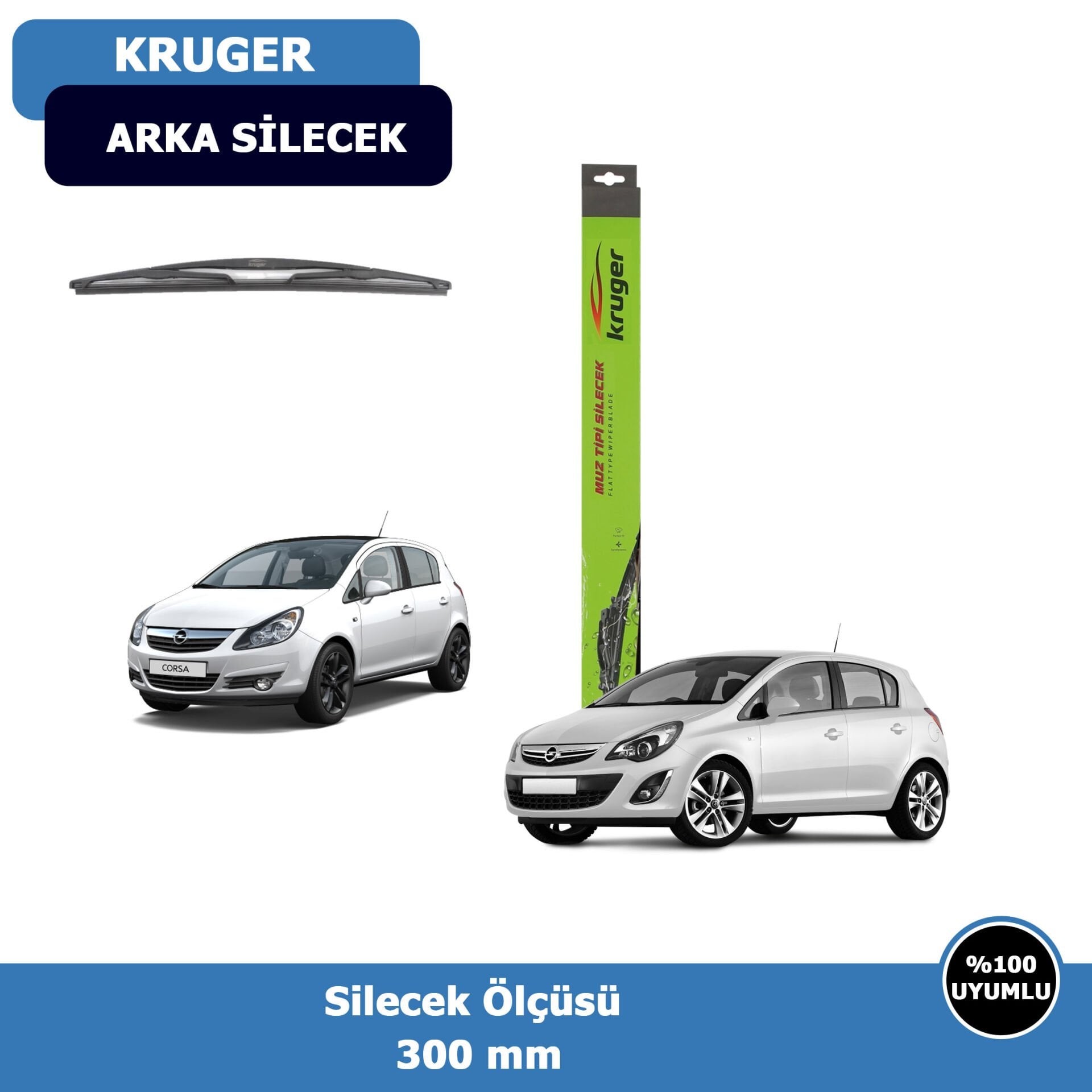 Opel Corsa D Arka Silecek Süpürgesi (2006-2014)Kruger