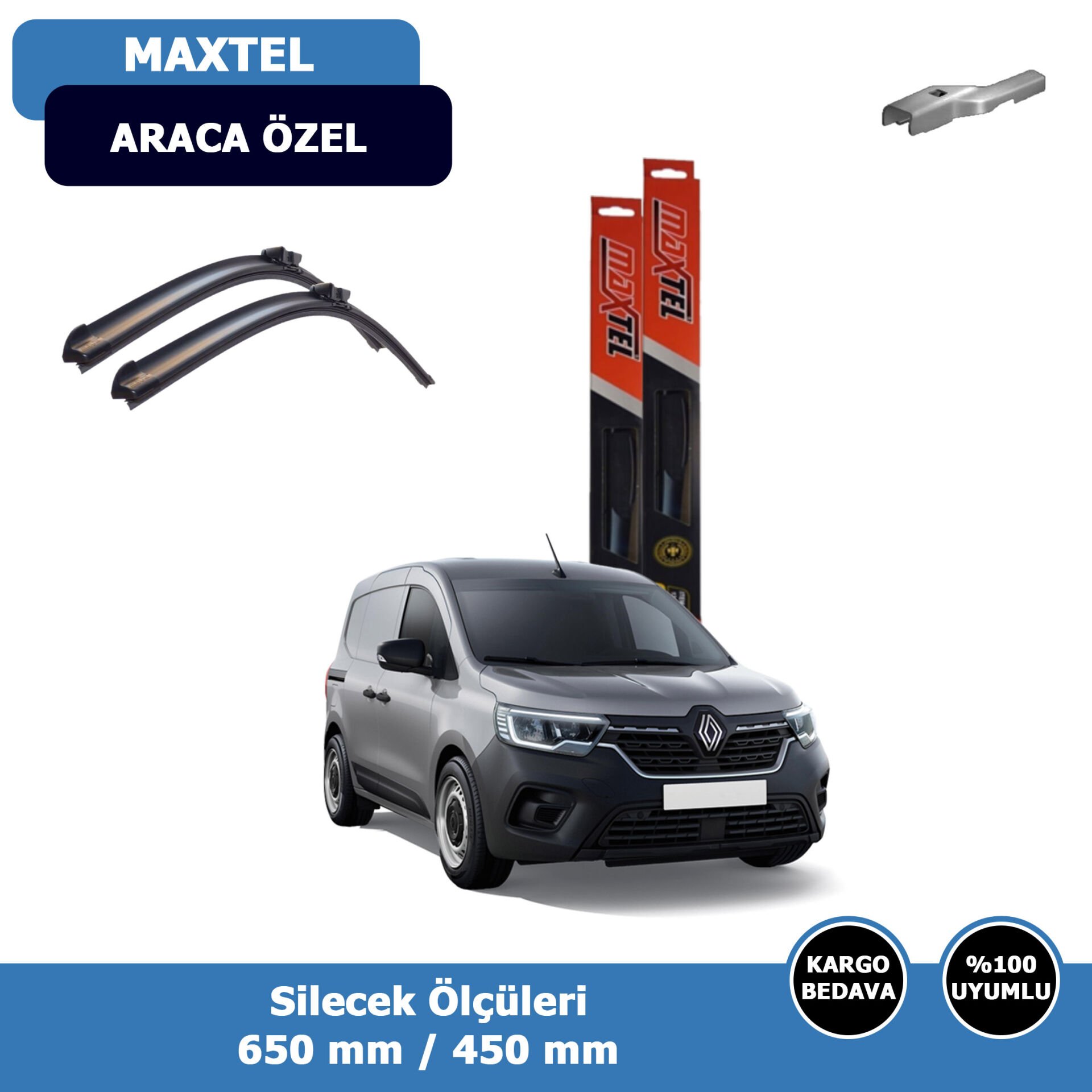 Renault Kangoo Ön Silecek Süpürgesi (2021→)Maxtel