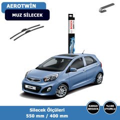 Kia Picanto Ön Silecek Süpürgesi (2011-2016)Bosch Aerotwin