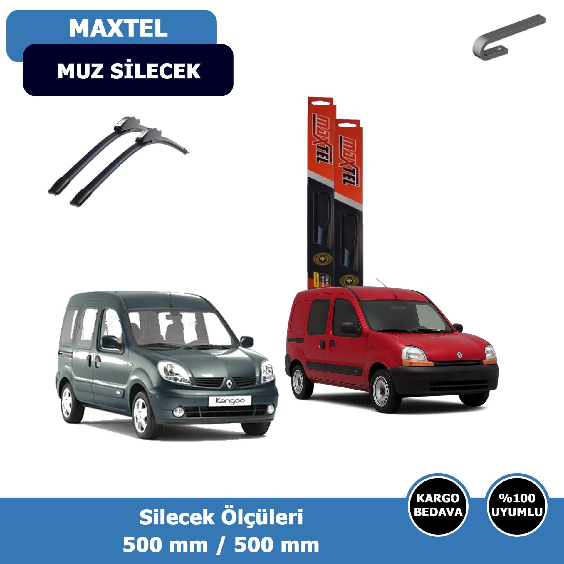 Renault Kangoo Ön Silecek Süpürgesi (1997-2008)Maxtel