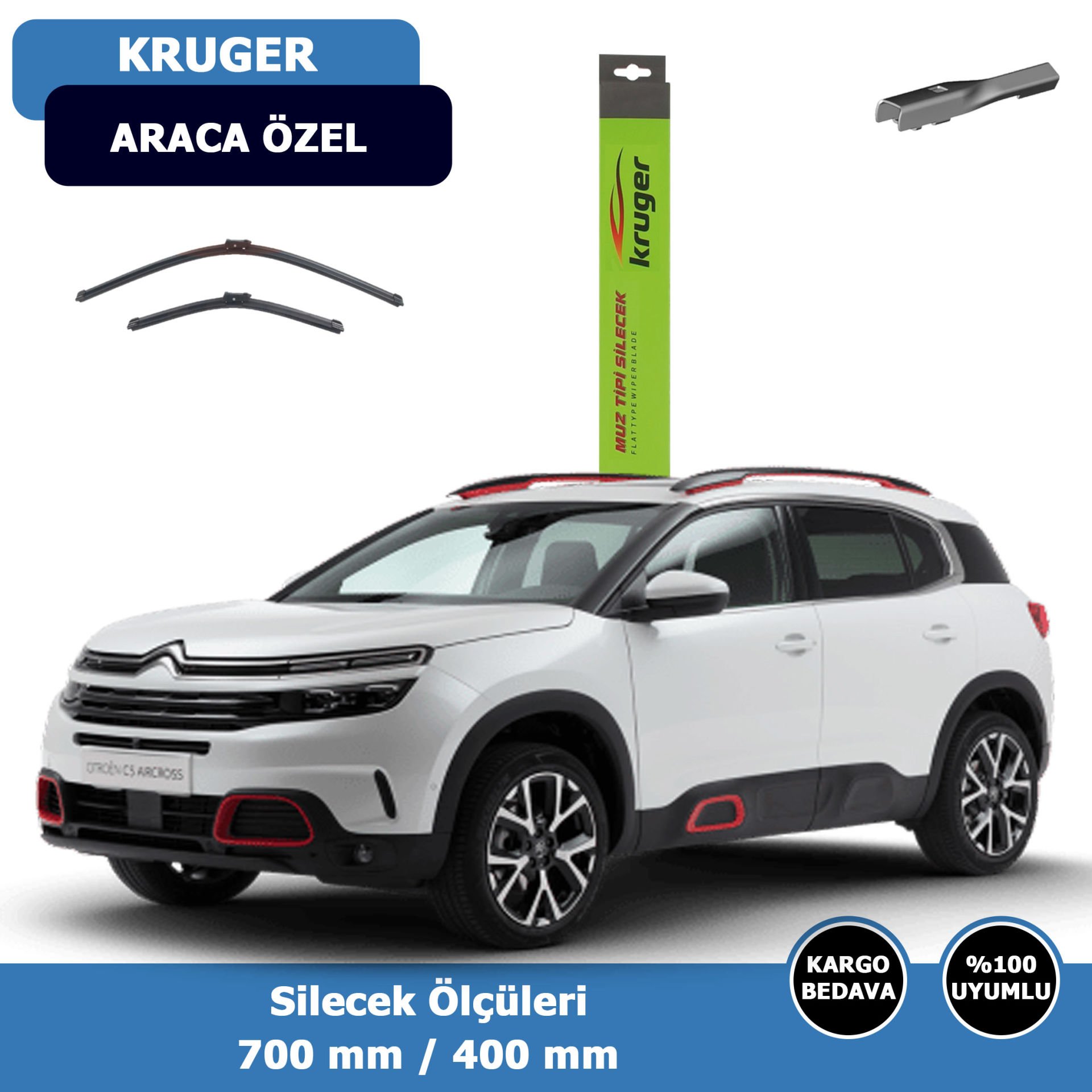 Cıtroen C5(AirCross) Ön Silecek Süpürgesi (2019-2022)Kruger
