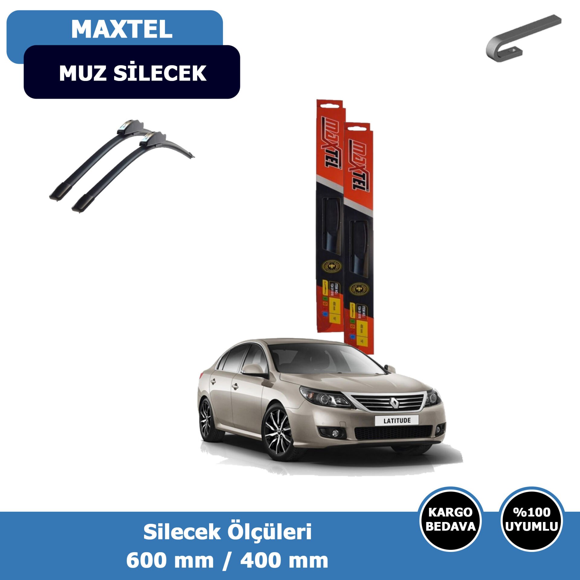 Renault Latitude Ön Silecek Süpürgesi (2011-2014)Maxtel