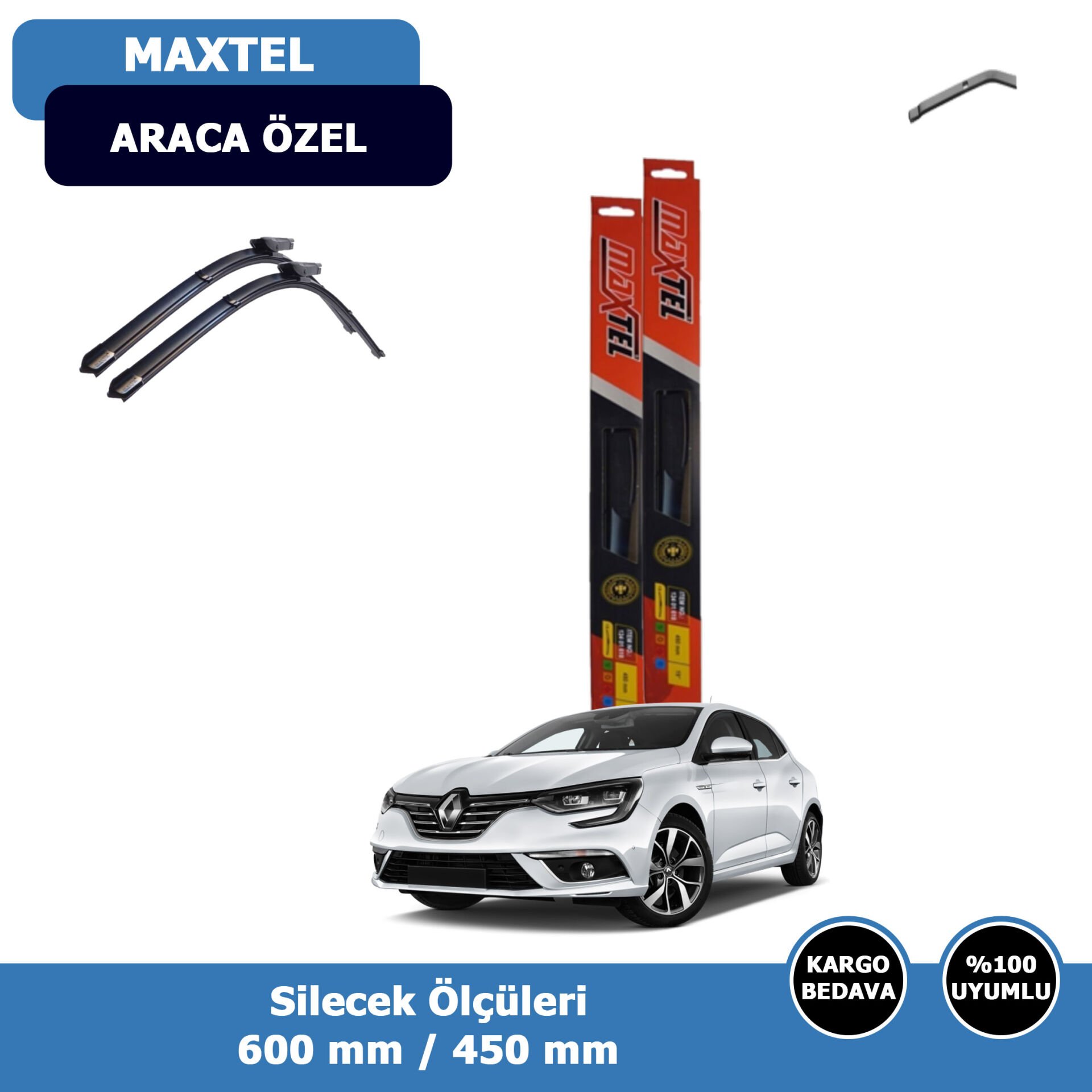Renault Megane IV Ön Silecek Süpürgesi (2016-2025)Maxtel