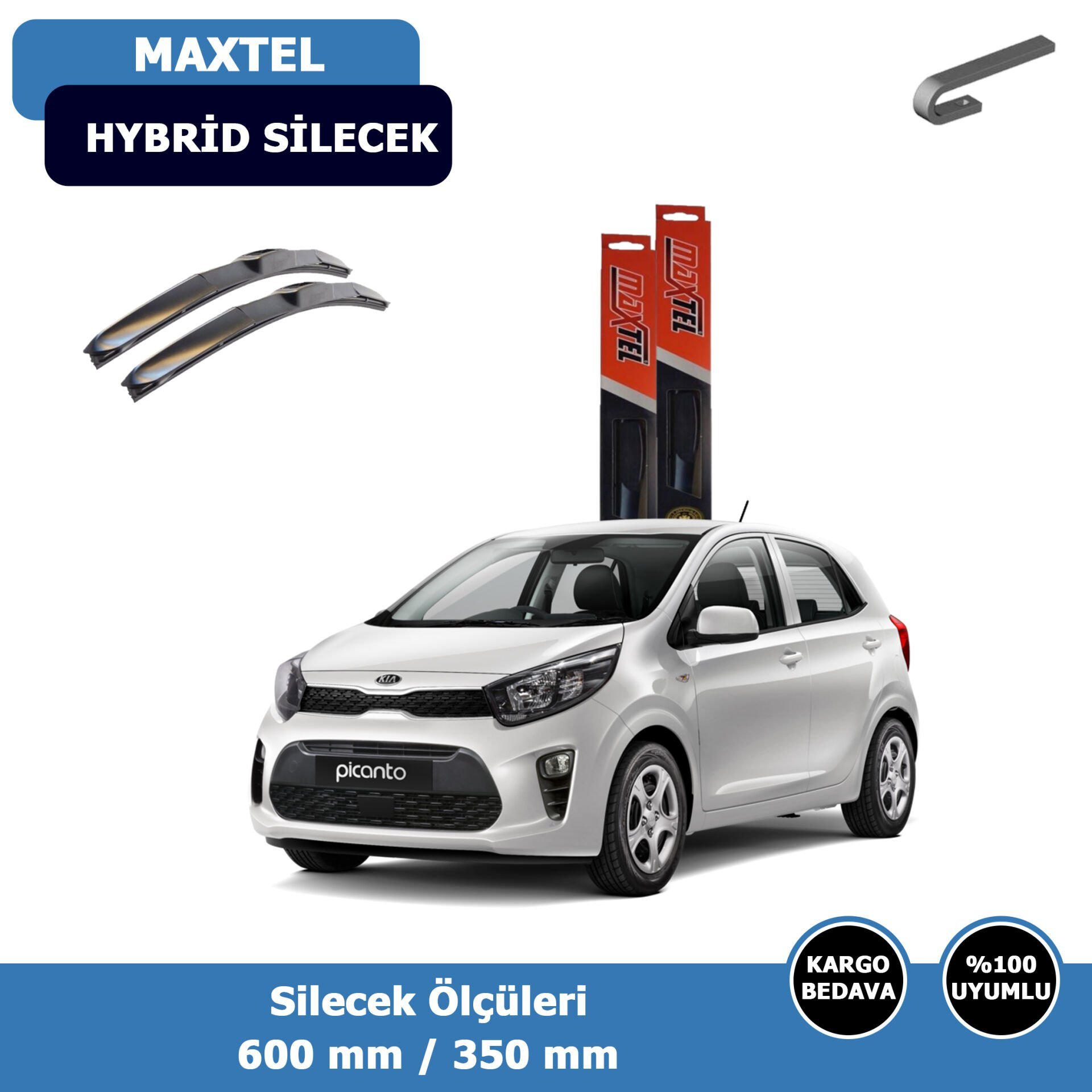 Kia Picanto Ön Silecek Süpürgesi Hybrid (2017-2021)Maxtel