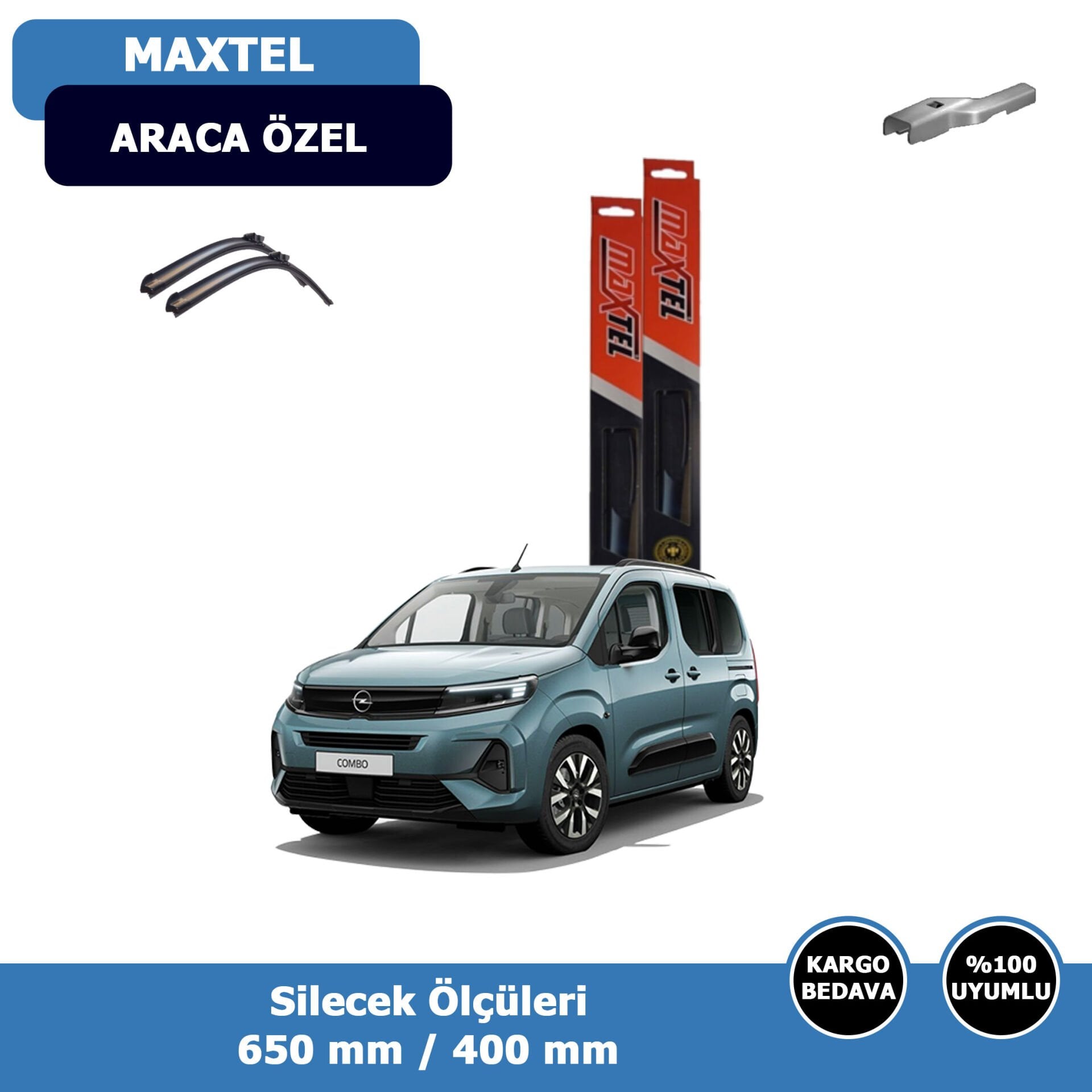 Opel Combo Ön Silecek Süpürgesi (2019-2025)Maxtel