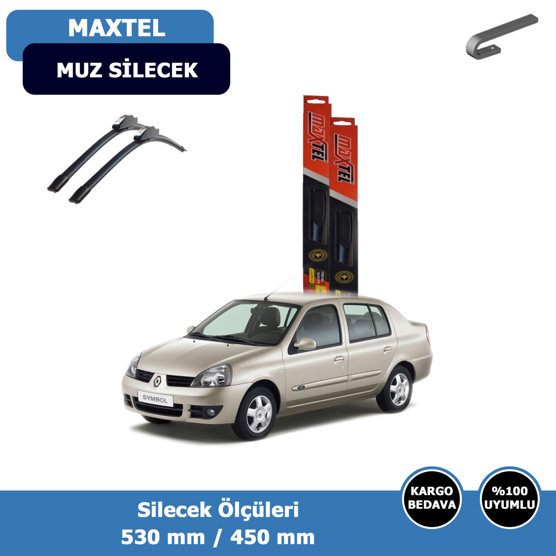 Renault Symbol Ön Silecek Süpürgesi (2000-2008)Maxtel