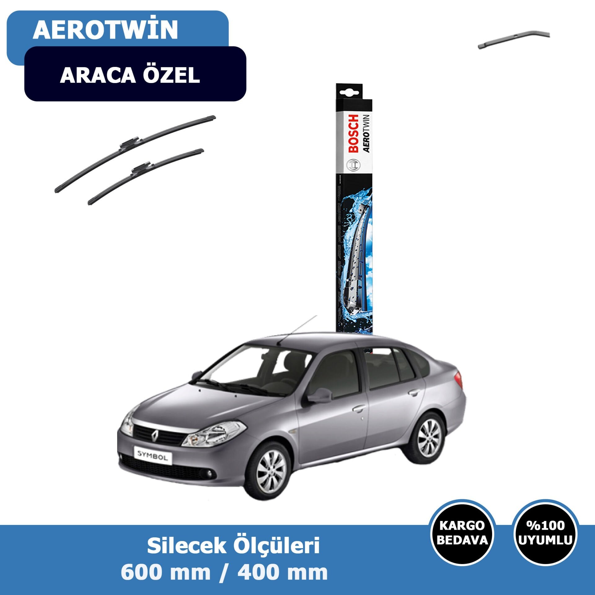 Renault Symbol Ön Silecek Süpürgesi (2009-2012)Bosch