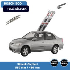 Honda Cıvıc Sedan Ön Silecek Süpürgesi (2001-2006)Bosch Eco