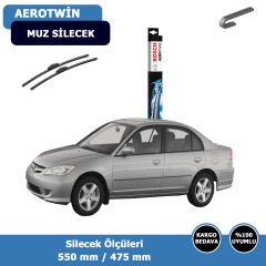Honda Cıvıc Sedan Ön Silecek Süpürgesi (2001-2006)Bosch Aerotwin