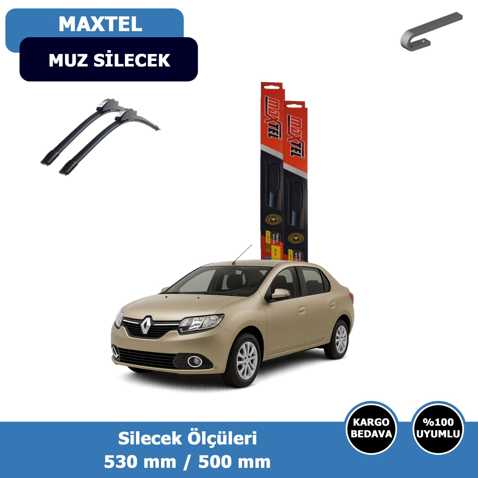 Renault Symbol Ön Silecek Süpürgesi (2013-2015)Maxtel