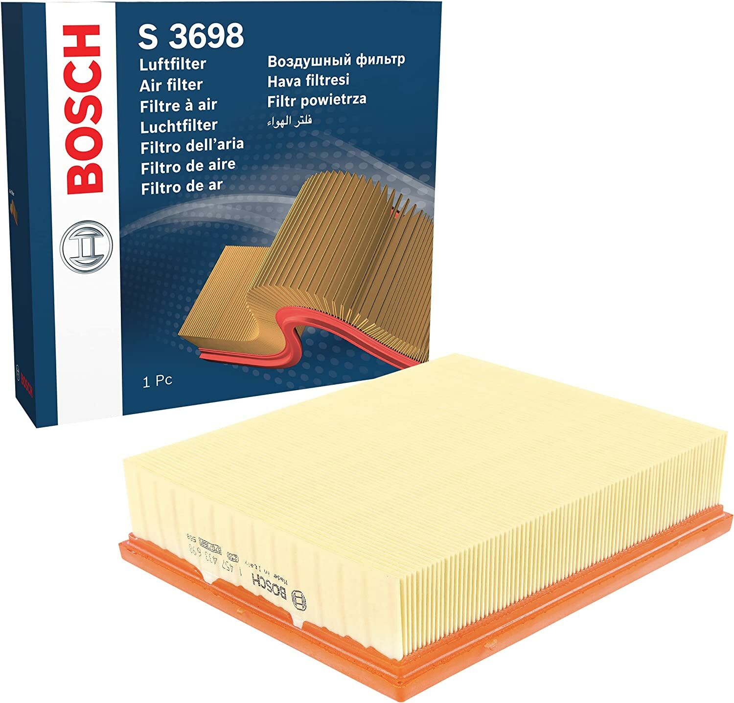 Audi A6(4B/C5) 1.8T Hava Filtresi 1997-2005 (110KW-150HP)Bosch