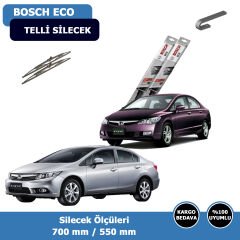 Honda Cıvıc Sedan Ön Silecek Süpürgesi (2006-2016)Bosch Eco
