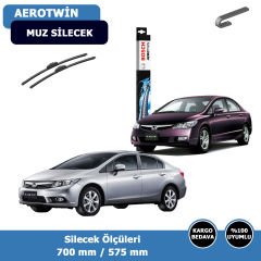 Honda Cıvıc Sedan Ön Silecek Süpürgesi (2006-2016)Bosch Aerotwin