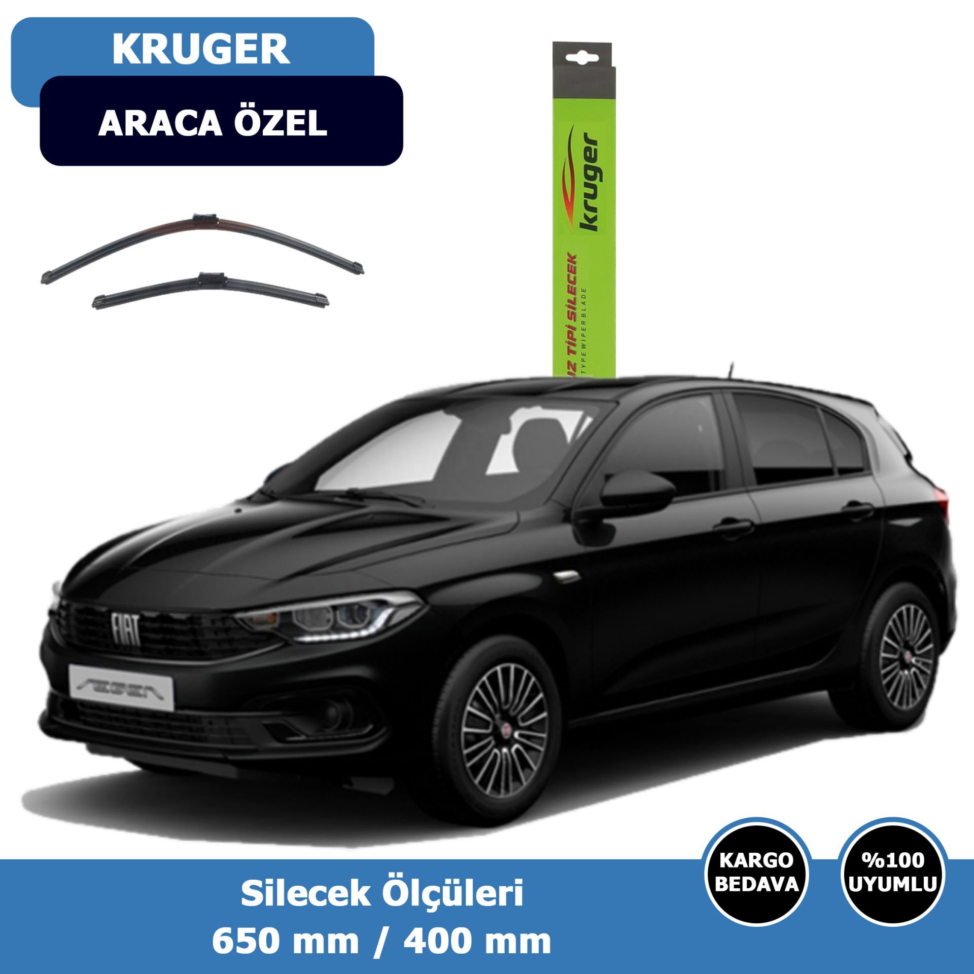 Fiat Egea HB Ön Silecek Süpürgesi (2015-2023)Kruger