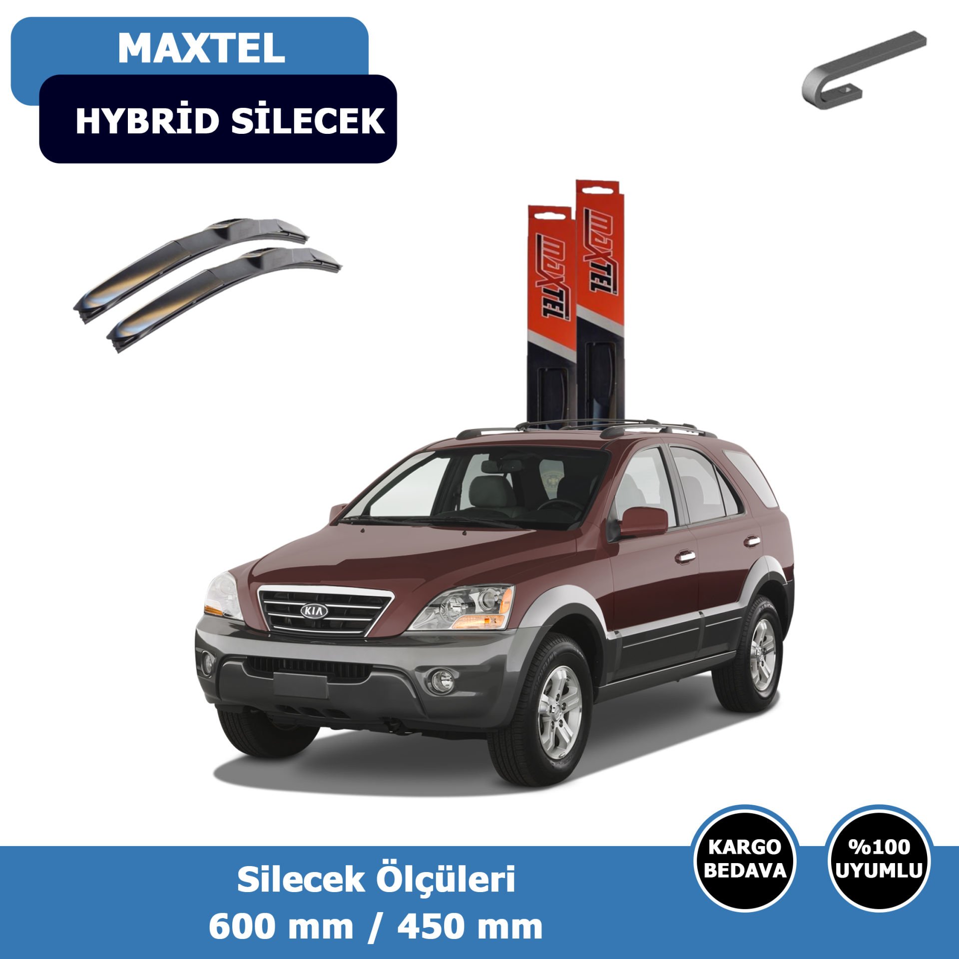 Kia Sorento Ön Silecek Süpürgesi Hybrid (2002-2009)Maxtel