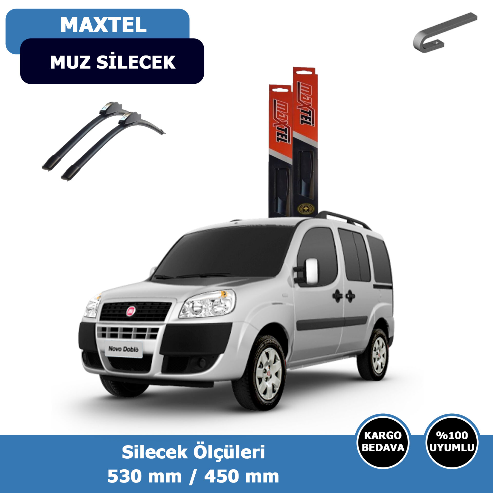 Fiat Doblo Ön Silecek Süpürgesi (2000-2010)Maxtel