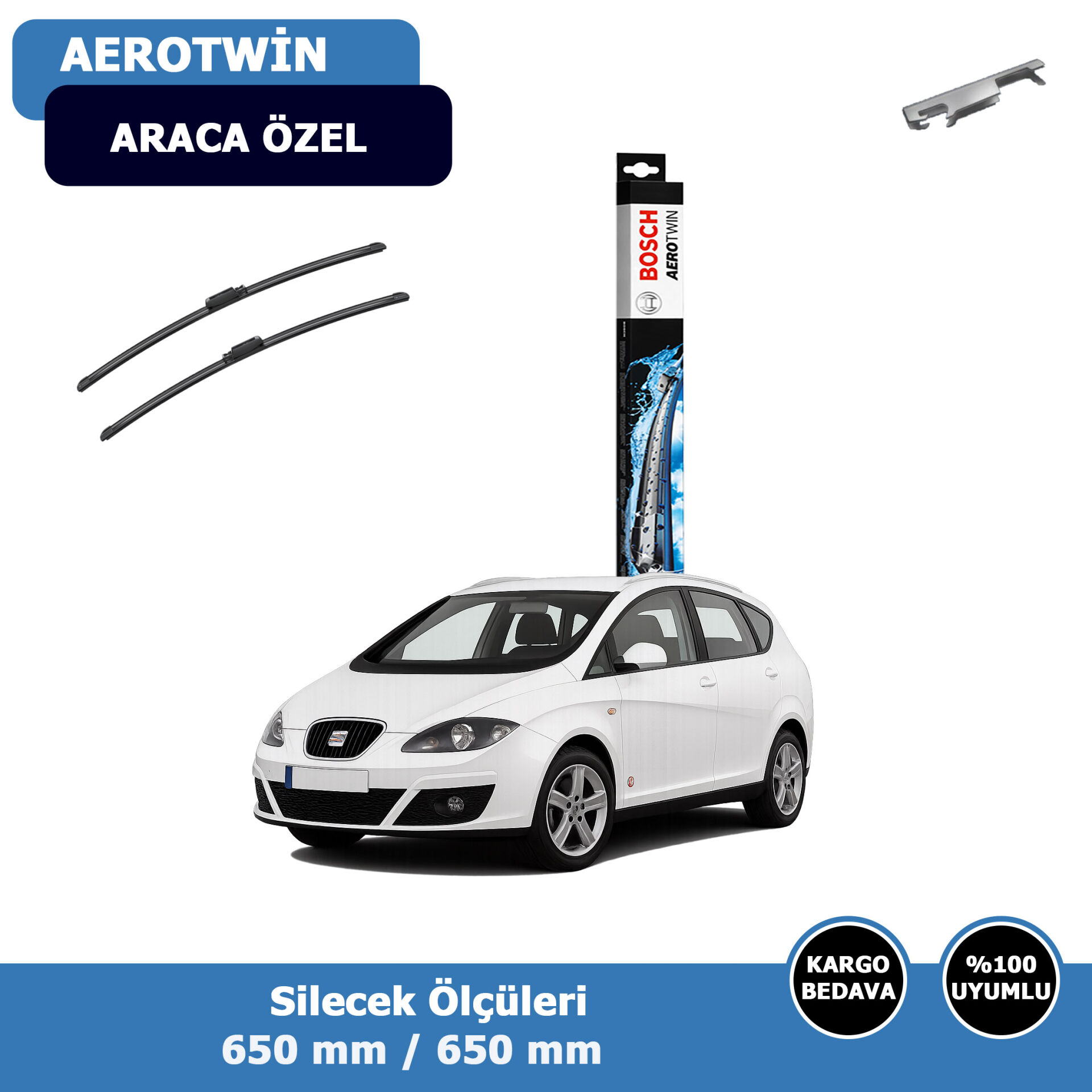 Seat Altea Ön Silecek Süpürgesi (2009-2015)Bosch