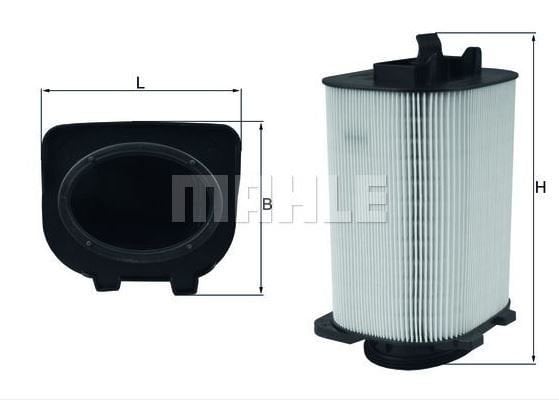 Mercedes C200K W204 1.6 Benzinli Hava Filtresi 2008-2011 (115KW-156HP)Mahle