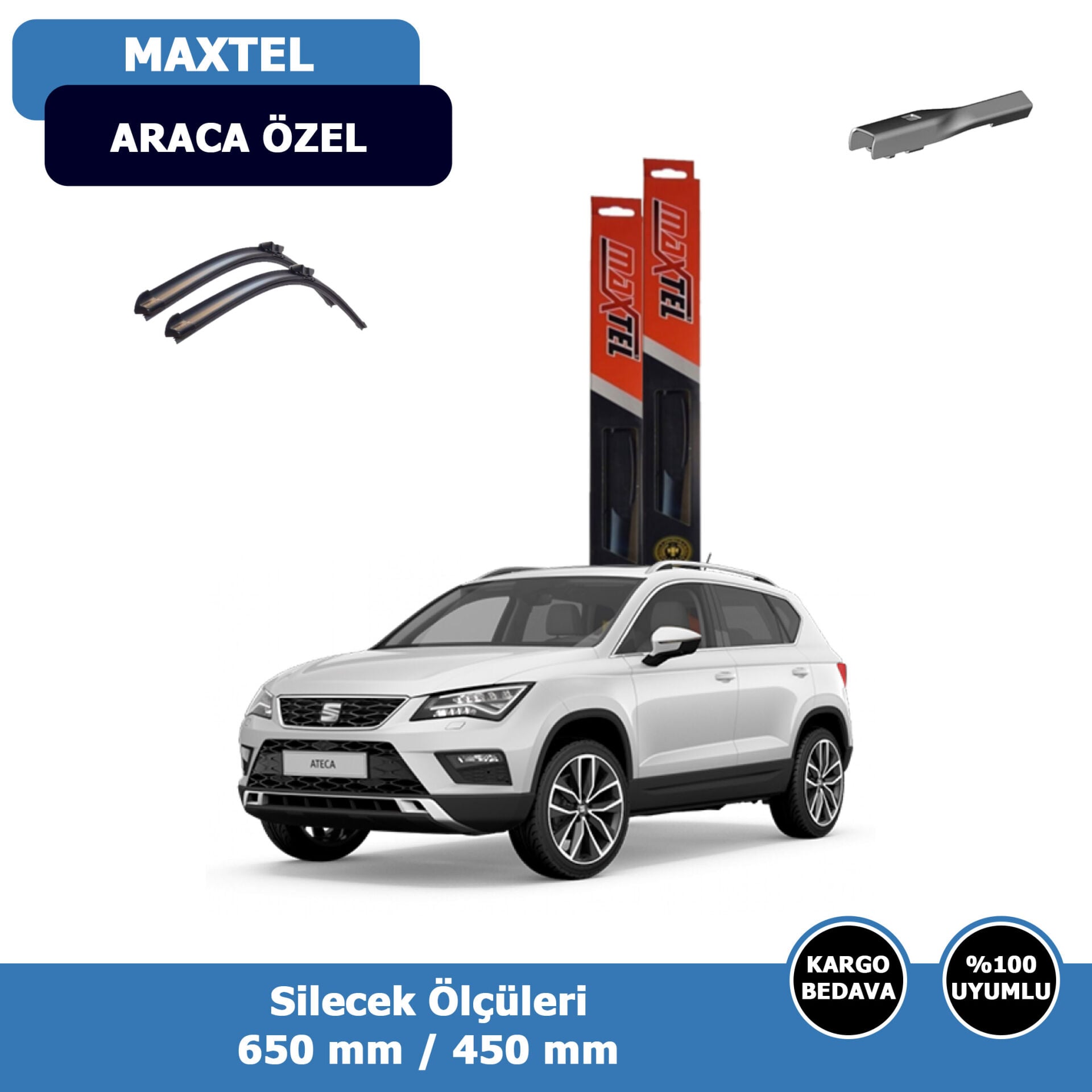 Seat Ateca Ön Silecek Süpürgesi (2016-2022)Maxtel