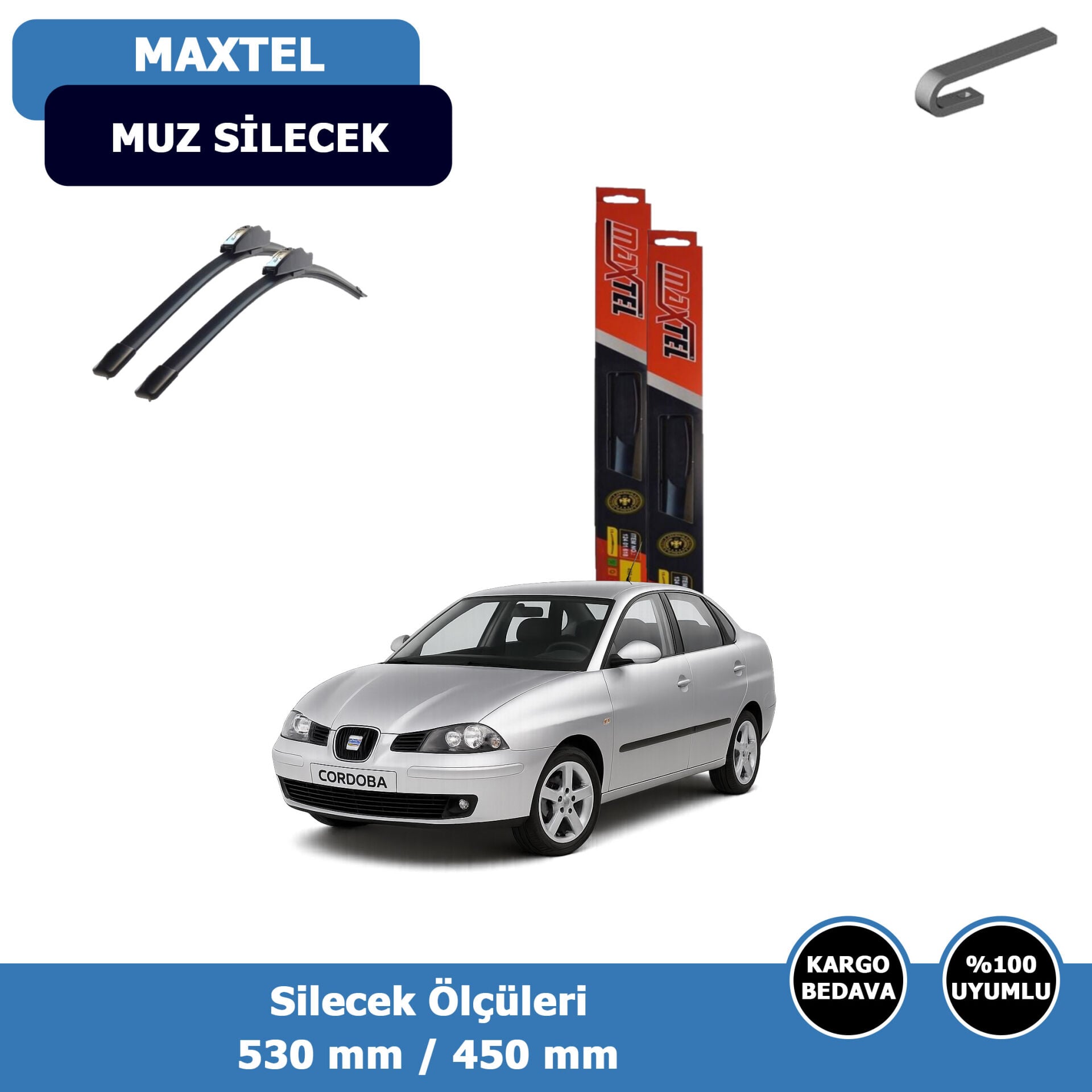 Seat Cordoba Ön Silecek Süpürgesi (2003-2005)Maxtel