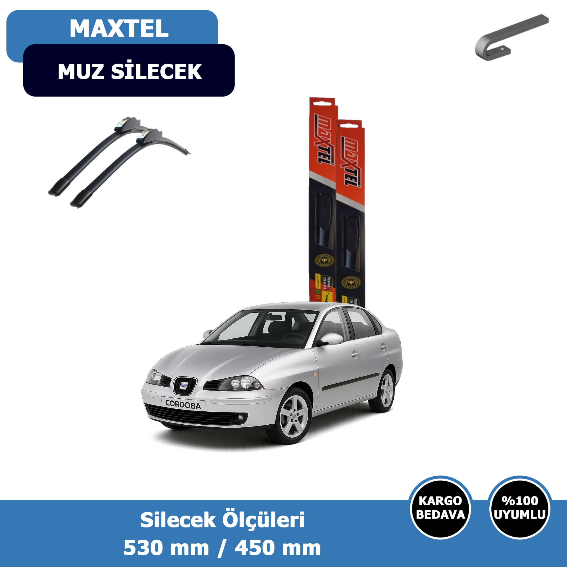 Seat Cordoba Ön Silecek Süpürgesi (2003-2005)Maxtel