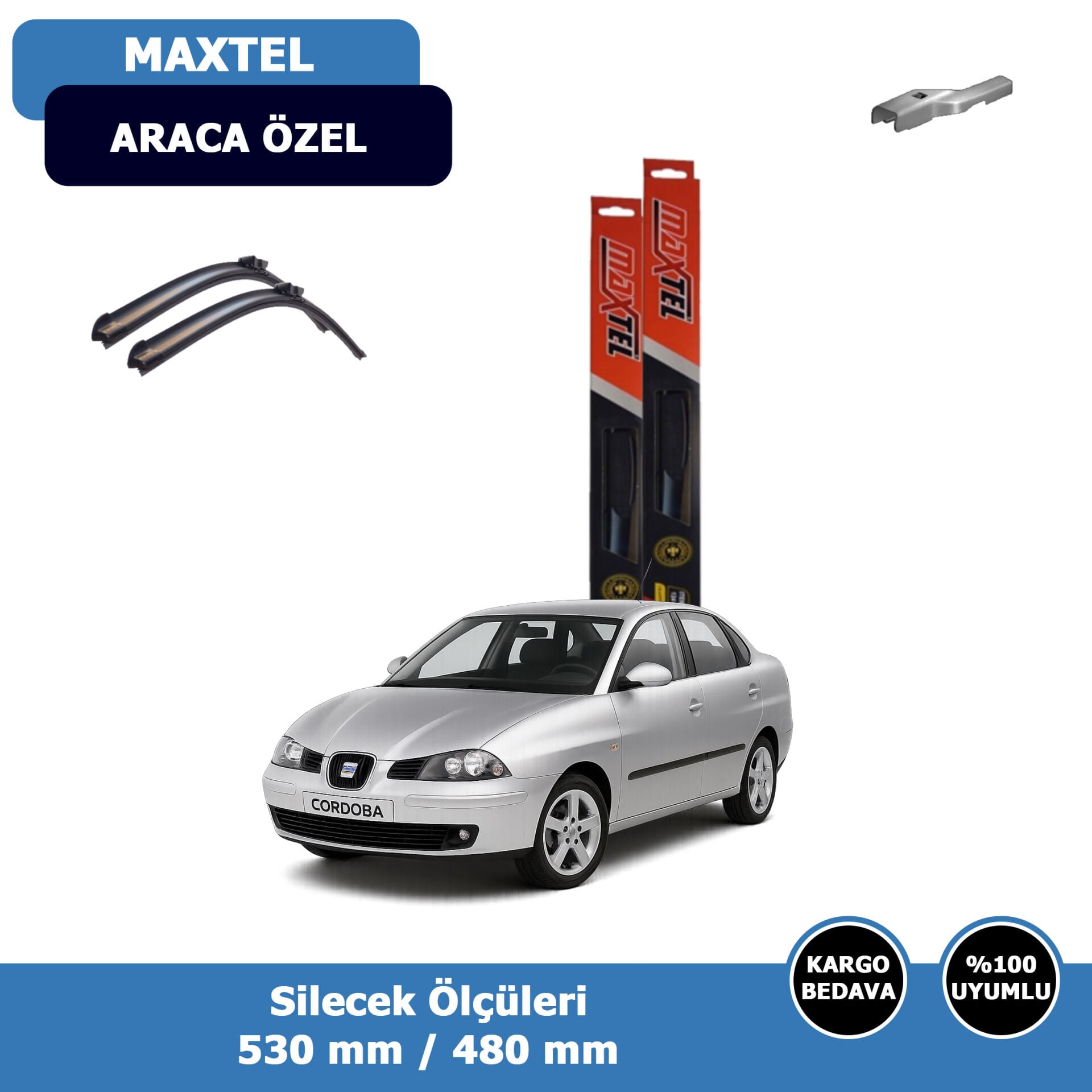 Seat Cordoba Ön Silecek Süpürgesi (2006-2009)Maxtel