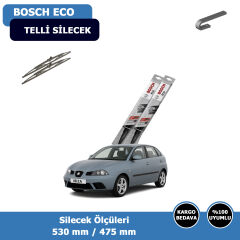 Seat İbiza Ön Silecek Süpürgesi (2002-2005)Bosch Eco