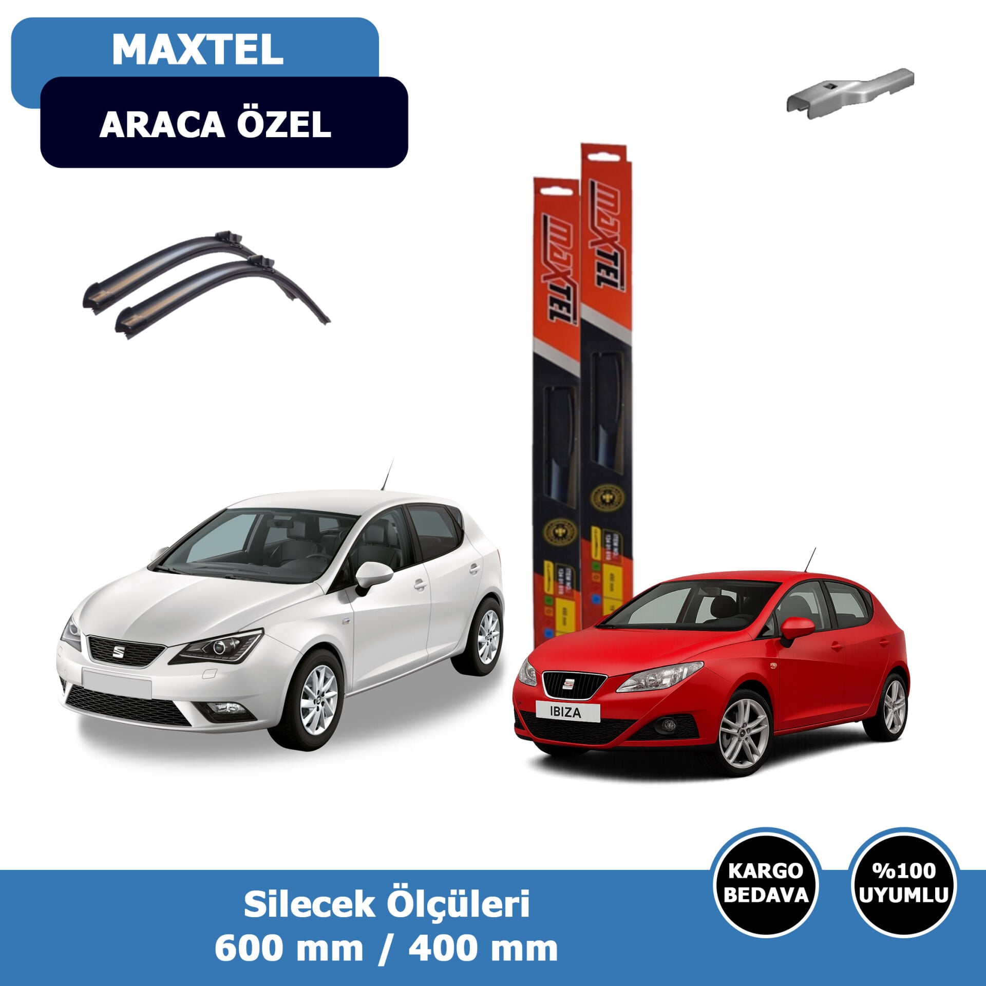 Seat İbiza Ön Silecek Süpürgesi (2009-2016)Maxtel