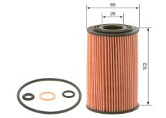 Kia Ceed 1.6CRDİ Yağ Filtresi 08/2009→ (85KW-115HP)Bosch