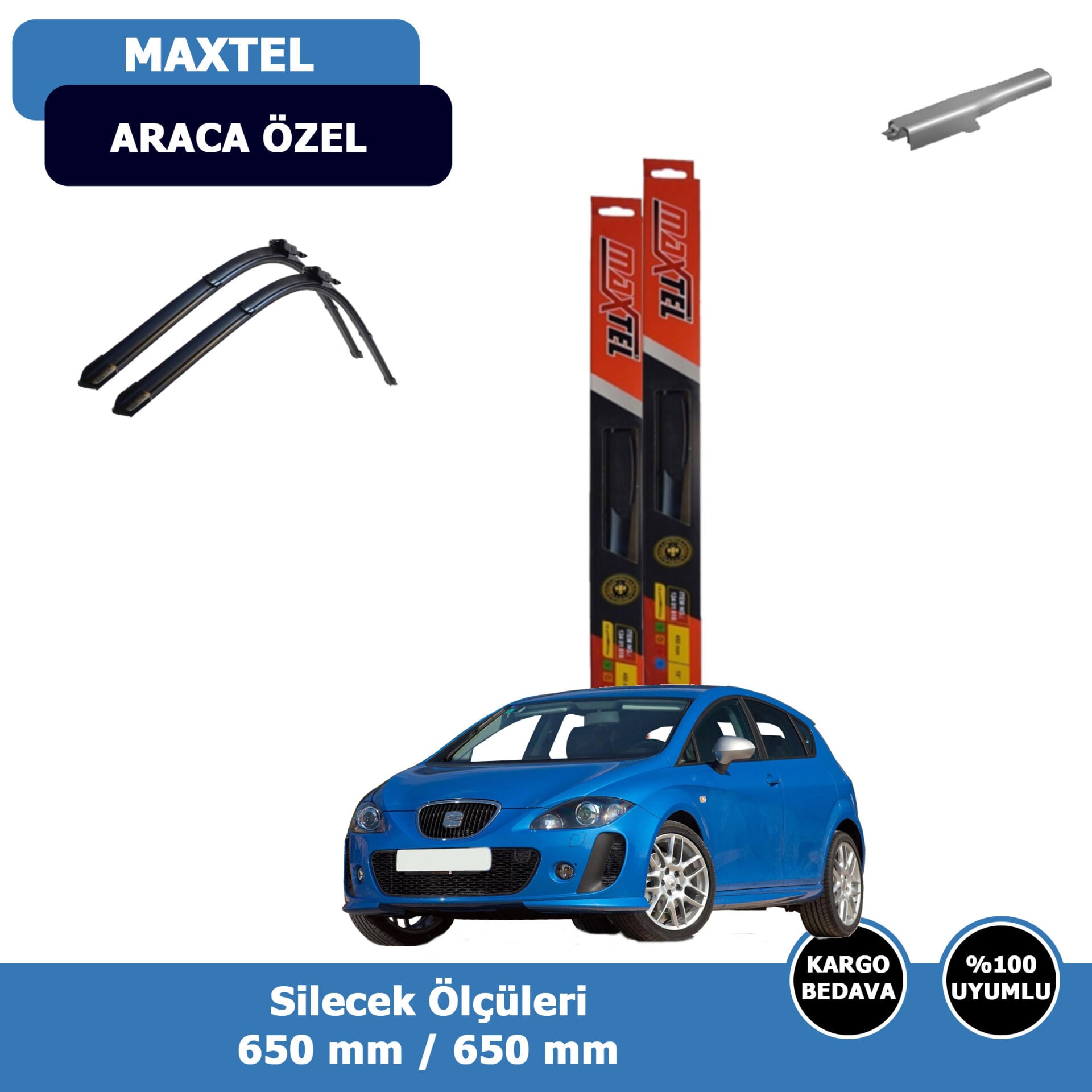Seat Leon Ön Silecek Süpürgesi (2006-2008)Maxtel