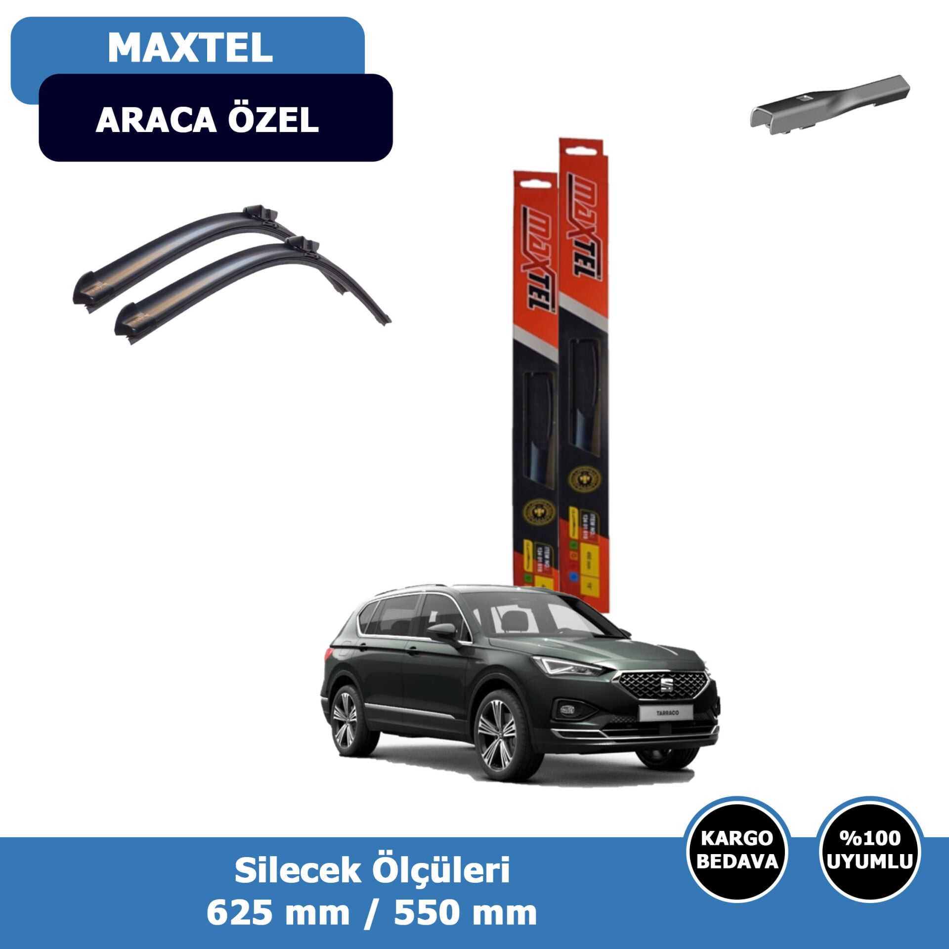 Seat Tarraco Ön Silecek Süpürgesi (2021-2024)Maxtel