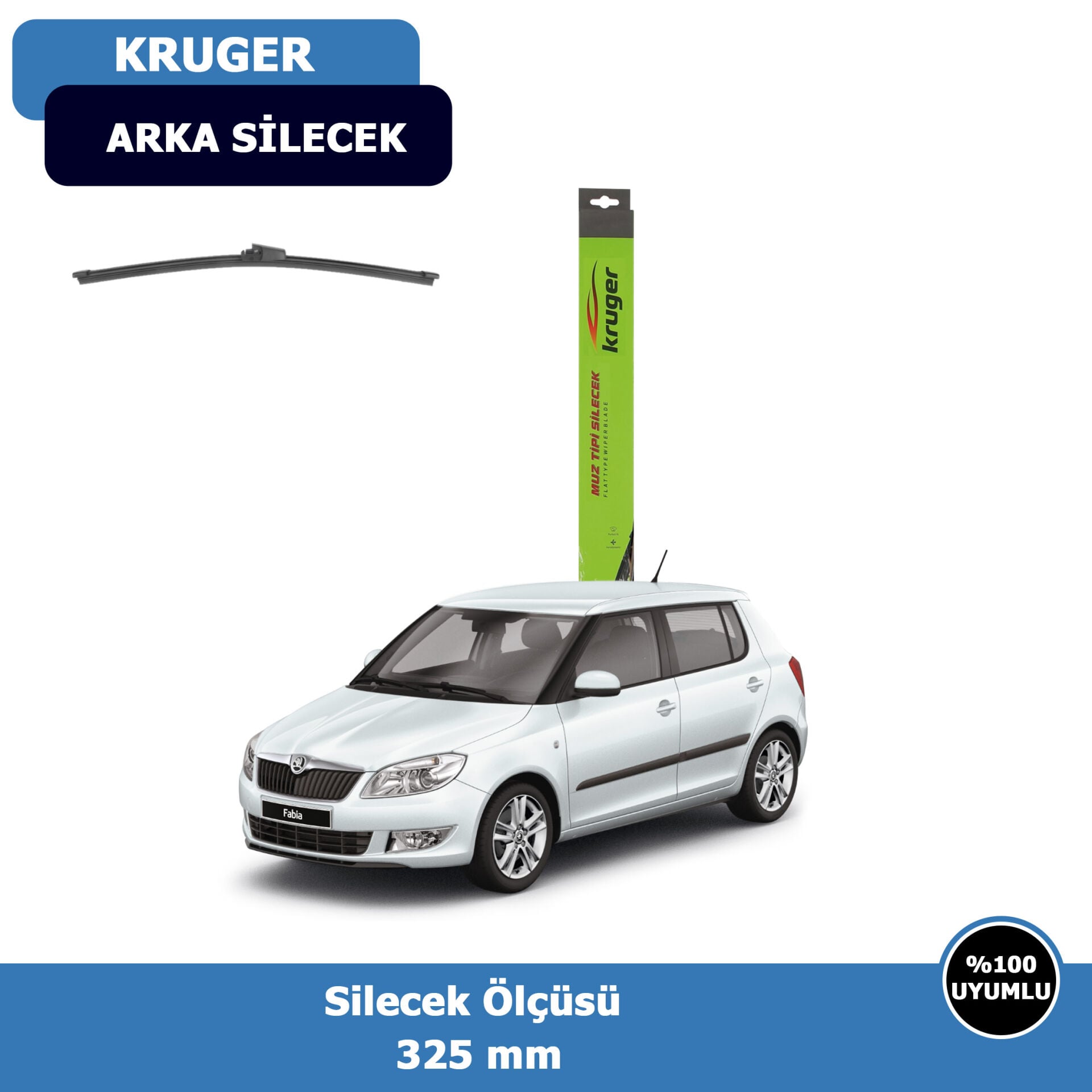 Skoda Fabia Arka Silecek Süpürgesi (2006-2013)Kruger