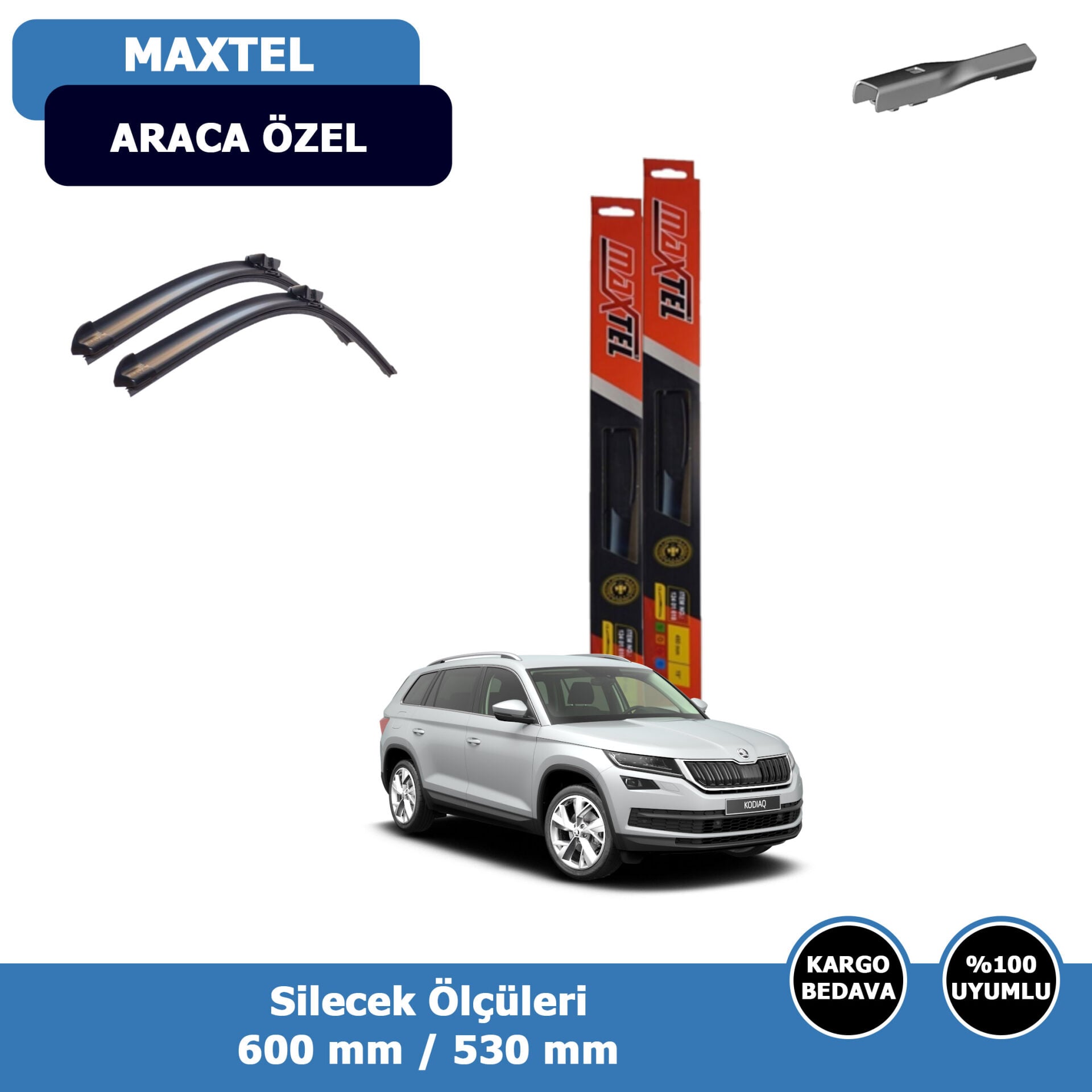Skoda Kodiaq Ön Silecek Süpürgesi (2017-2023)Maxtel