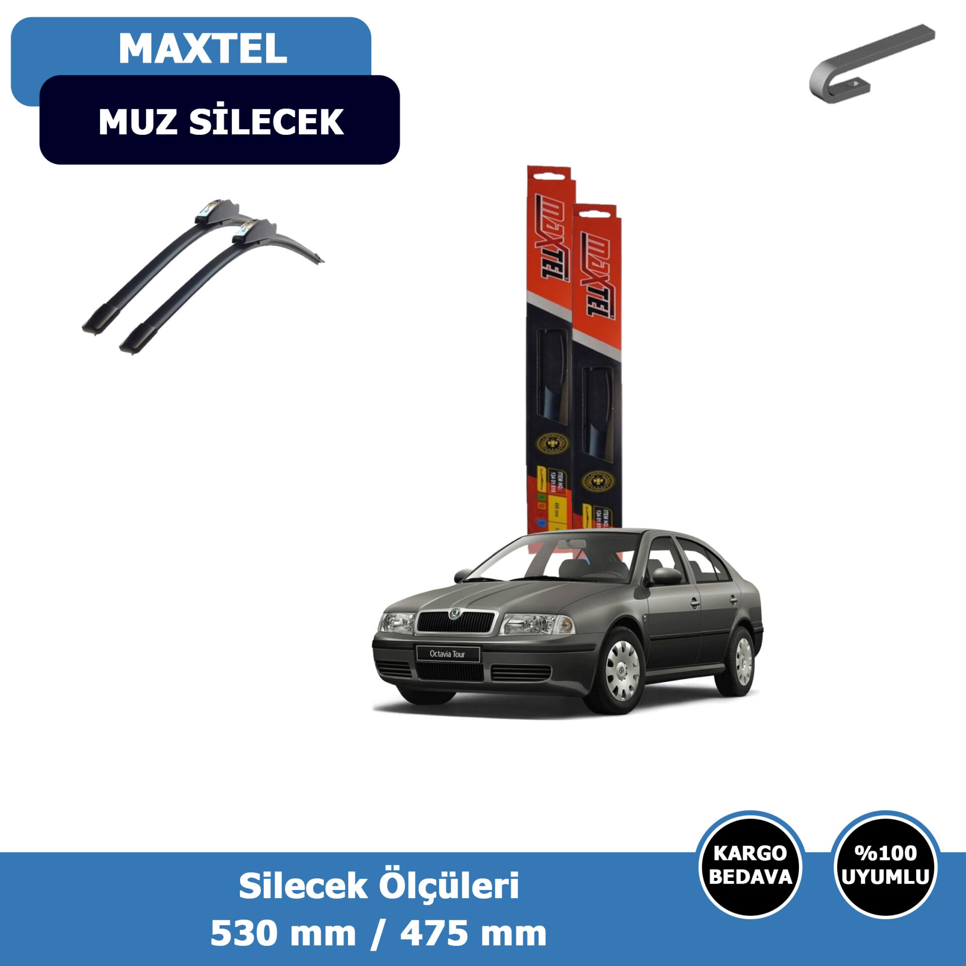Skoda Octavia Ön Silecek Süpürgesi (1996-2004)Maxtel