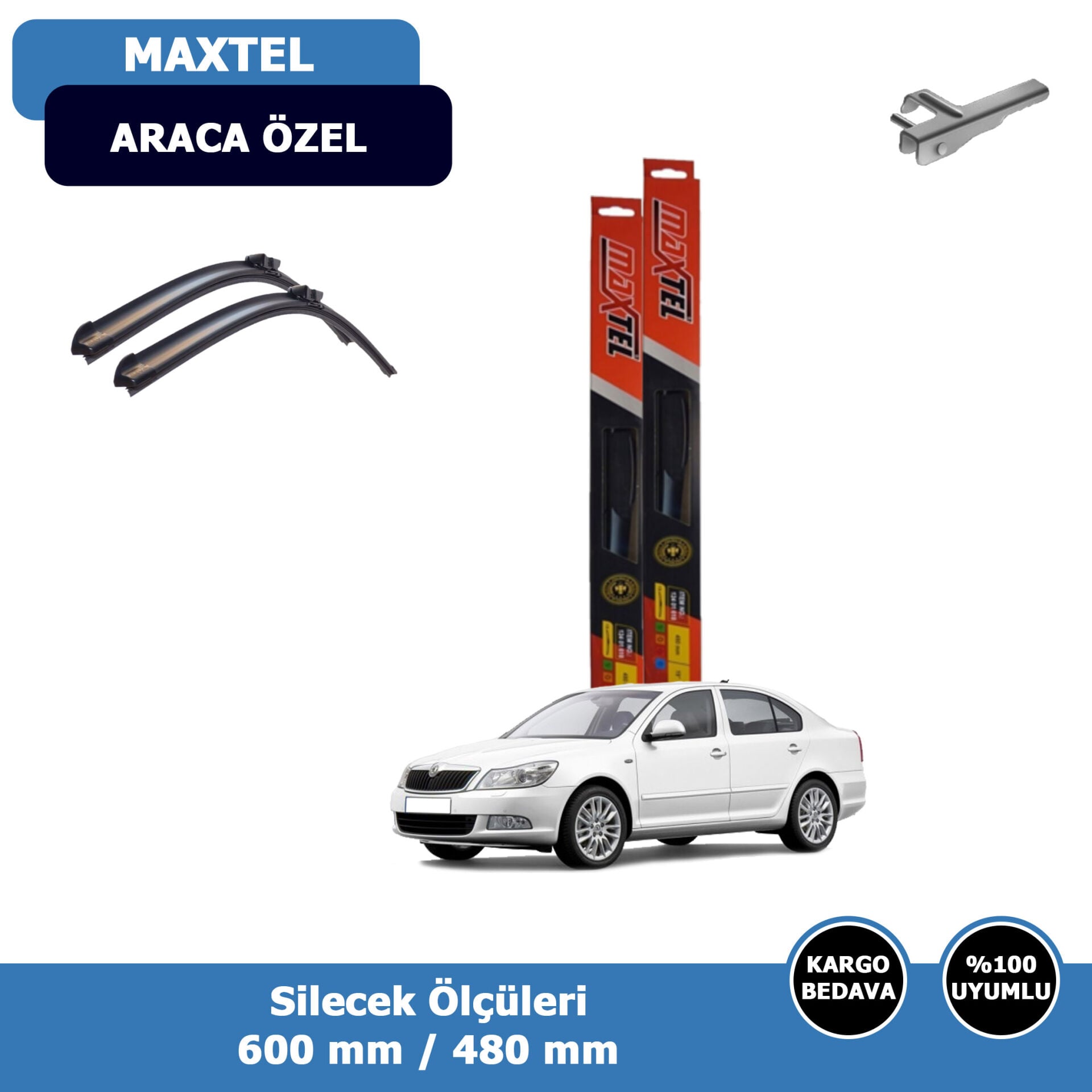 Skoda Octavia Ön Silecek Süpürgesi (2006-2012)Maxtel