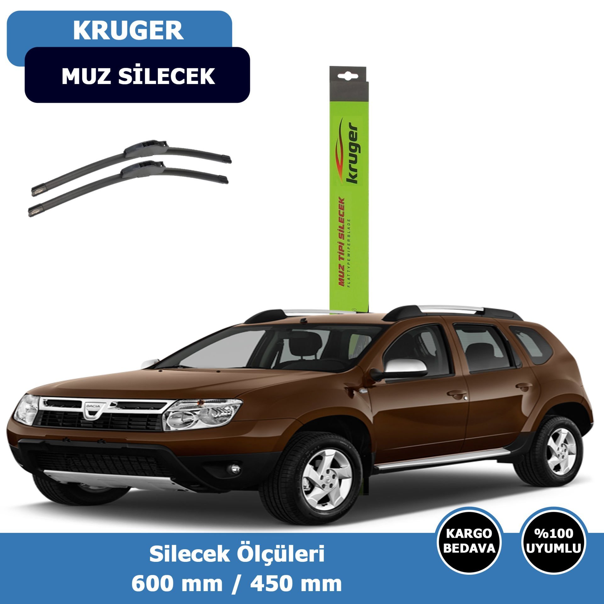 Dacia Duster Ön Silecek Süpürgesi (2015-2016)Kruger