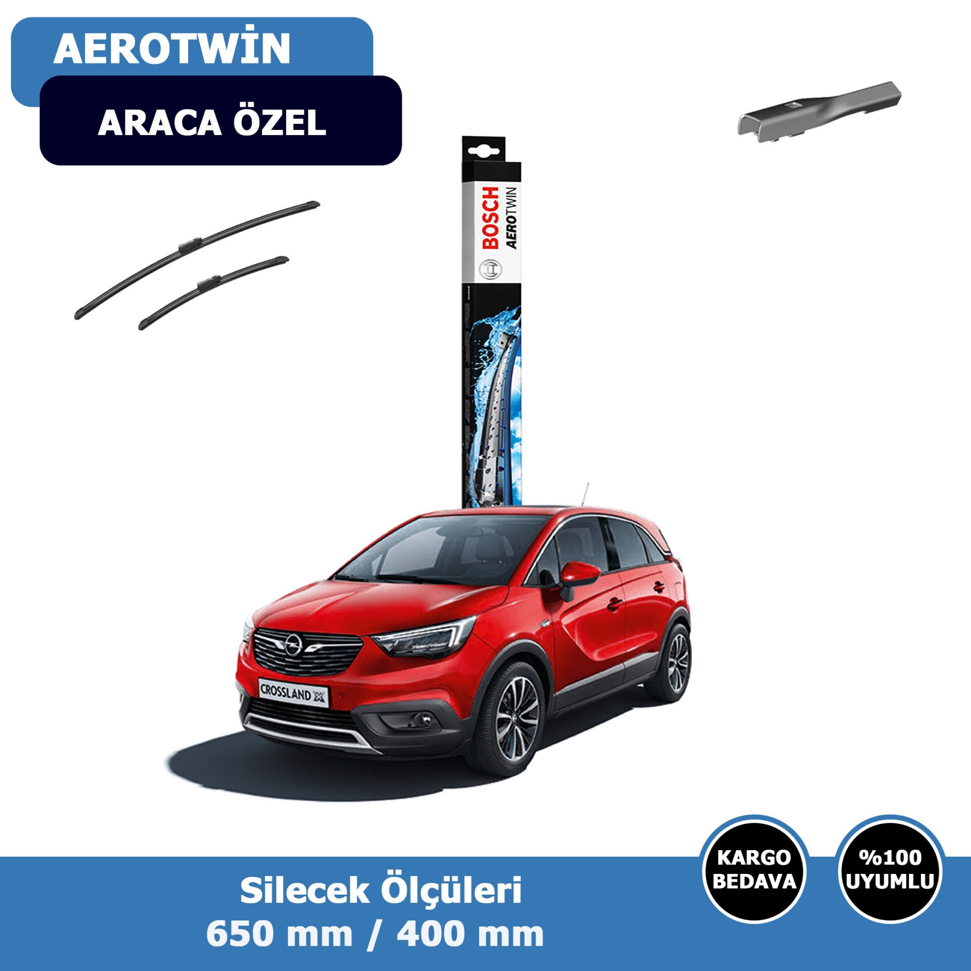 Opel Crossland X Ön Silecek Süpürgesi (2017-2020)Bosch