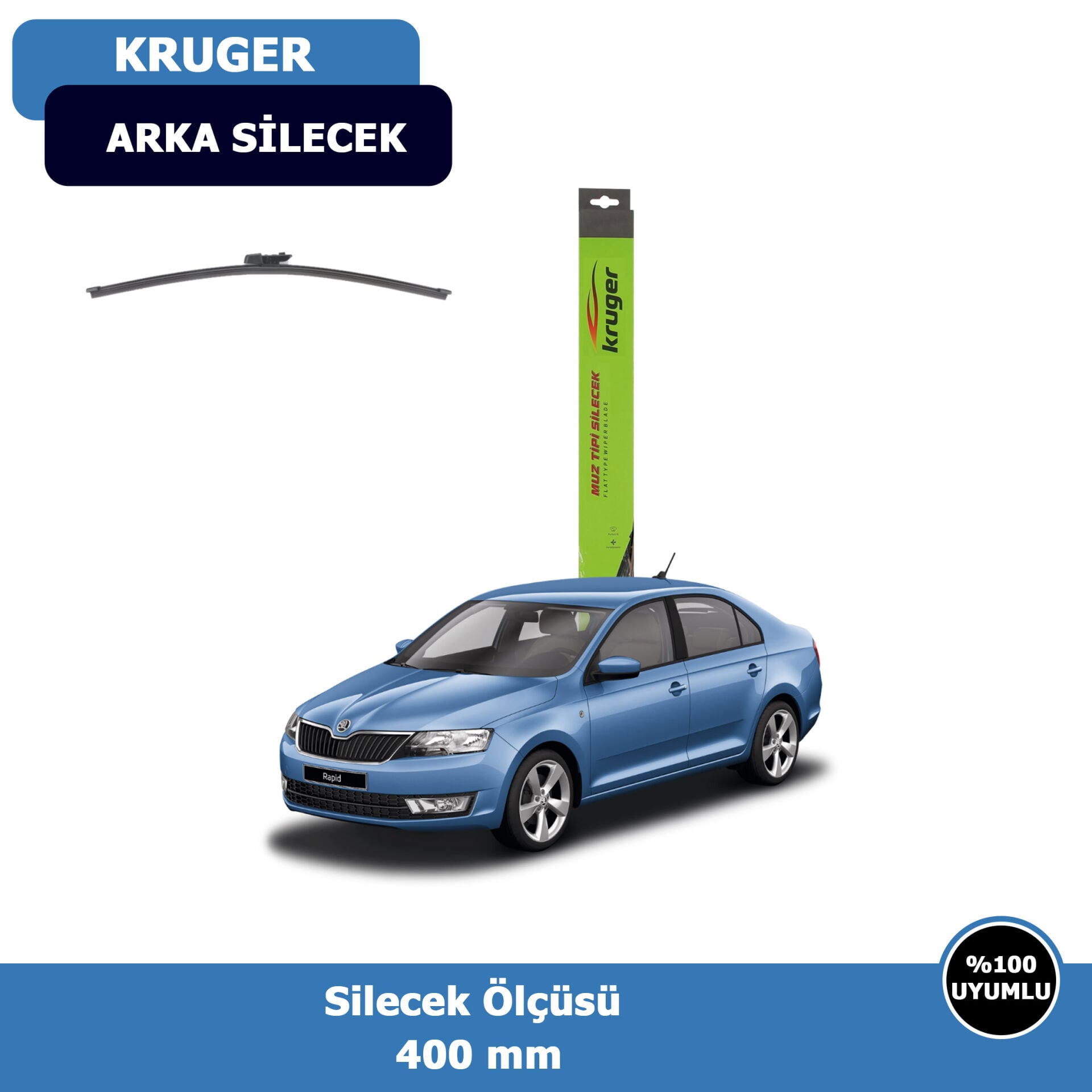 Skoda Rapid Arka Silecek Süpürgesi (2012-2019)Kruger