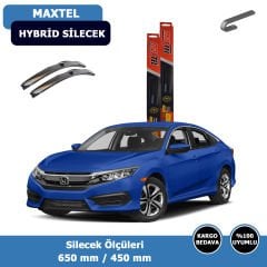 Honda Cıvıc FC5 Ön Silecek Süpürgesi Hybrid(2017-2021)Maxtel