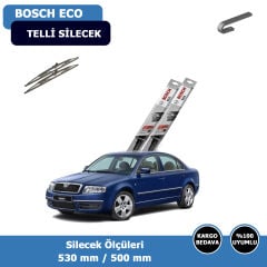 Skoda Süperb Ön Silecek Süpürgesi (2005-2008)Bosch Eco