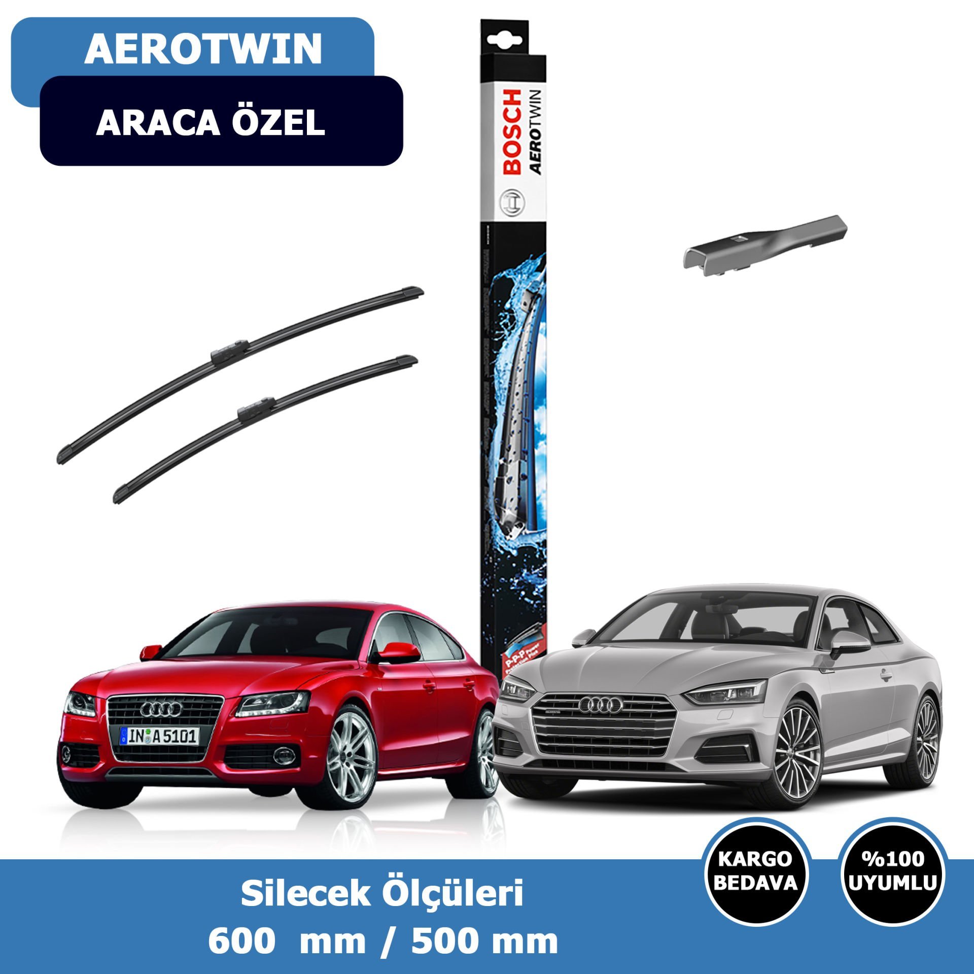Audi A5 Ön Silecek Süpürgesi (2009-2020)Bosch