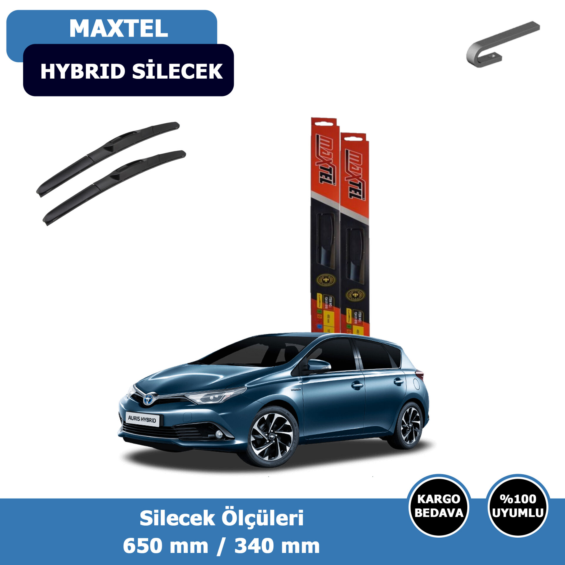 Toyota Auris Ön Silecek Süpürgesi Hybrid (2013-2019)Maxtel