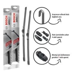 Toyota Avensis Ön Silecek Süpürgesi (2004-2008)Bosch Eco