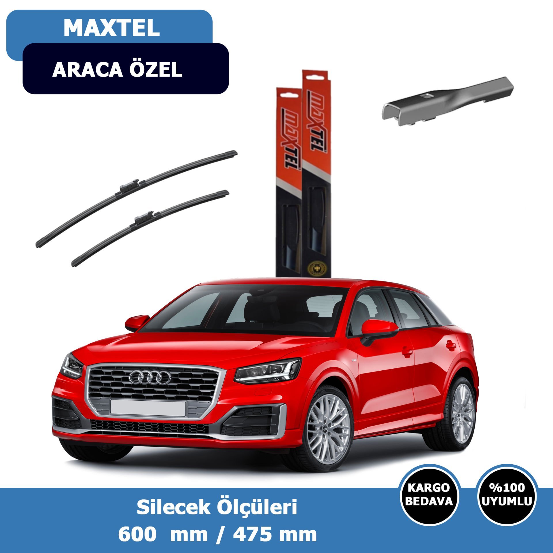 Audi Q2 Ön Silecek Süpürgesi (2017-2021)Maxtel