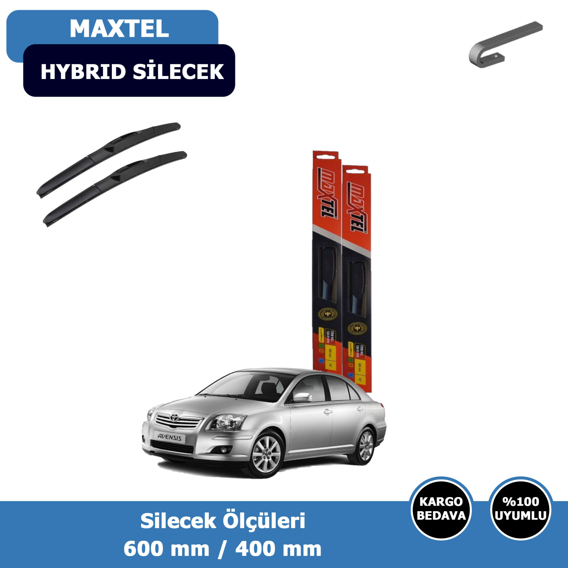 Toyota Avensis Ön Silecek Süpürgesi Hybrid (2004-2008)Maxtel