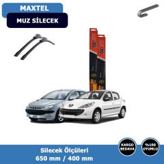 Peugeot 206 / 206+ Ön Silecek Süpürgesi (2000-2014)Maxtel